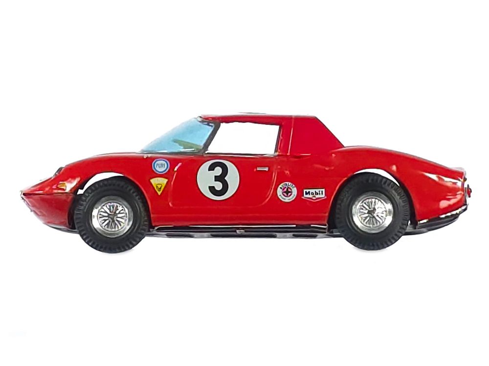 Lot 398: ATC Tin Friction Ferrari Berlinetta 250 Le Mans Race Car