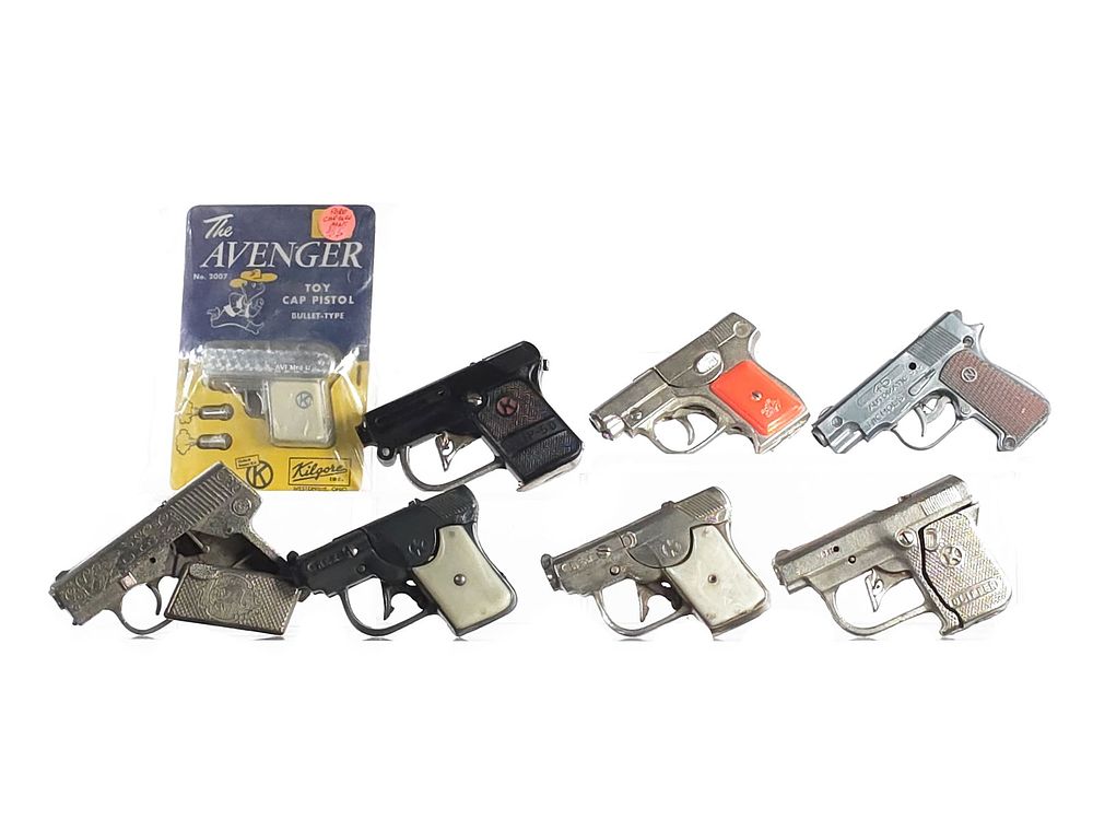 Lot 405: (8) Small Kilgore Cap Guns