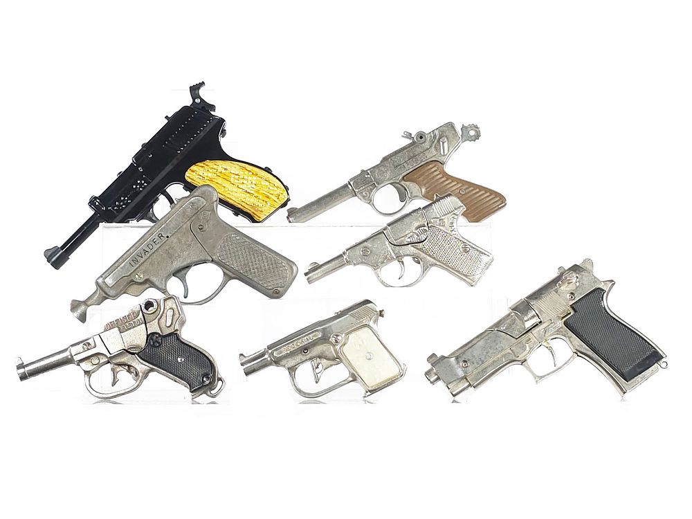 Lot 409: (7) Assorted Cap Guns