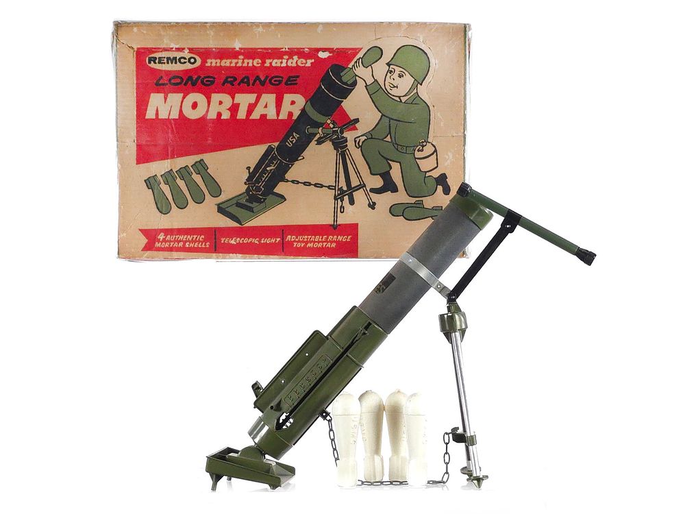 Lot 419: Remco Long Range Mortar Boxed