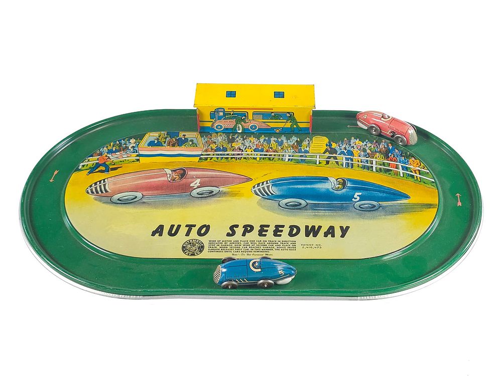 Lot 441: Automatic Toy Co. Auto Speedway w/Cars