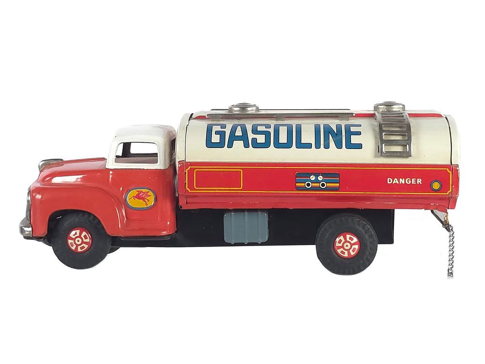 Lot 446: Yonezawa Mobil Gas Fuel Tanker Tin Litho