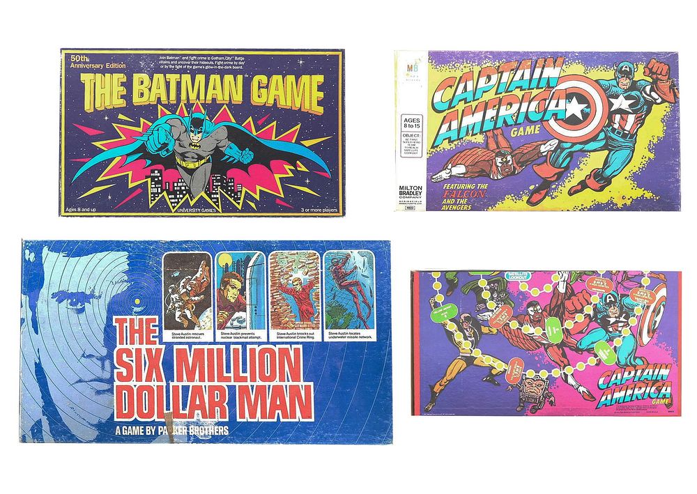 Lot 450: (3) Assorted Super Hero Board Games