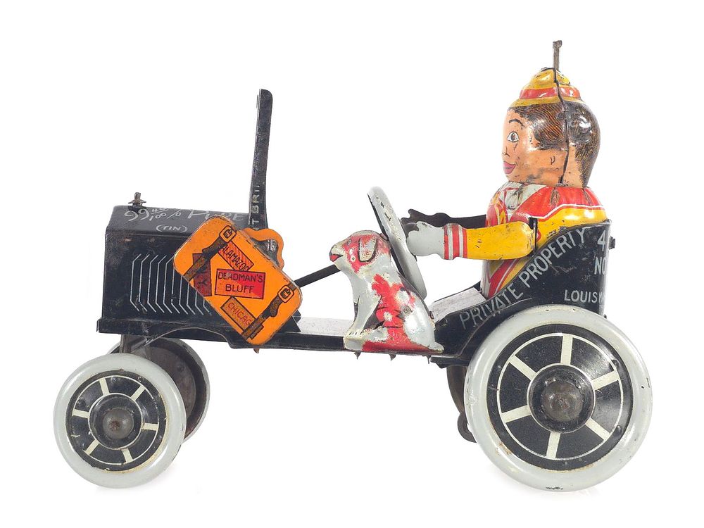 Lot 453: Marx Funny Flivver Tin Litho Windup Crazy Car