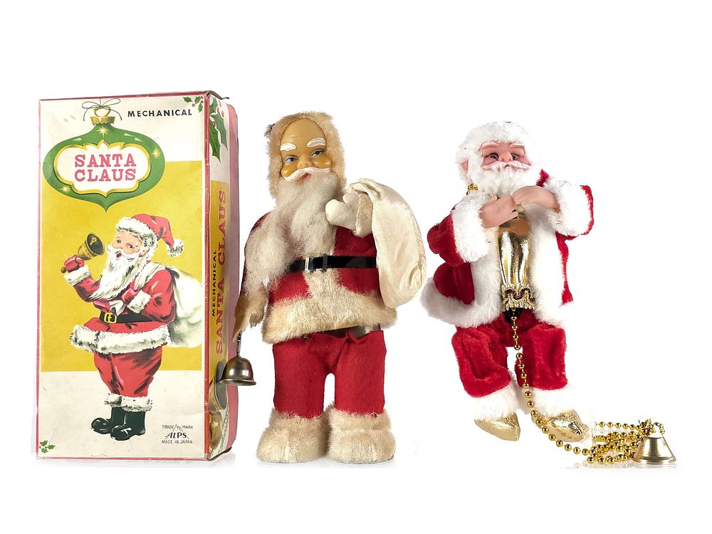 Lot 464: Alps Mechanical Santa Claus Boxed & Loose Santa