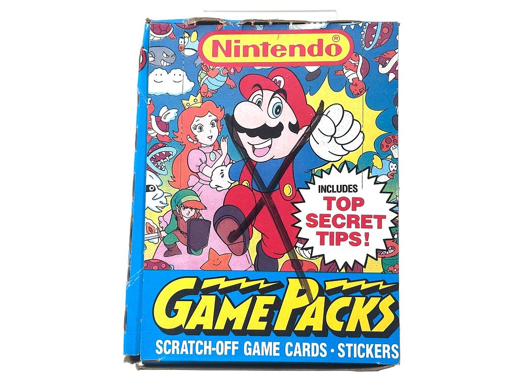 Lot 473: Unopened Nintendo Topps Card Packs Boxed