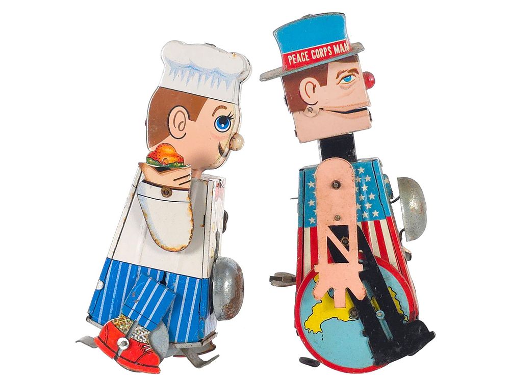 Lot 479: (2) Yone Traveling Sam & Big Joe Chef