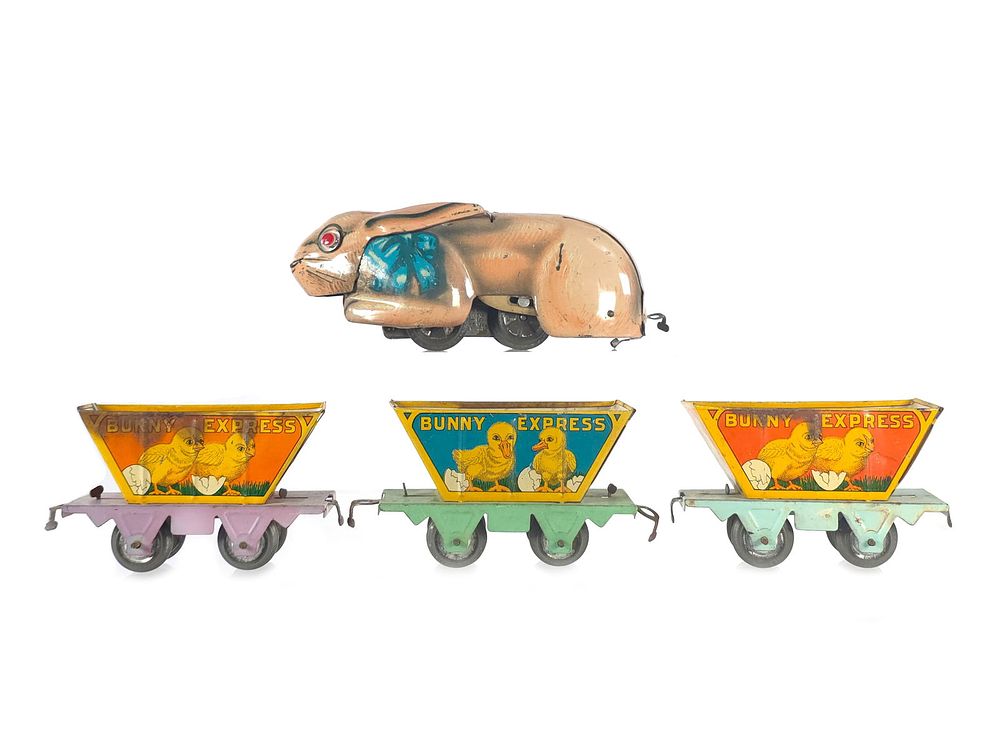 Lot 484: Rare Marx "Bunny Express" O Gauge Windup Train Toy