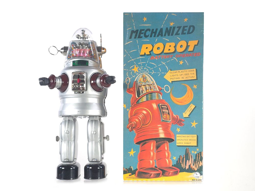 Lot 486: Osaka Batt. Op. Mechanized Robot Boxed
