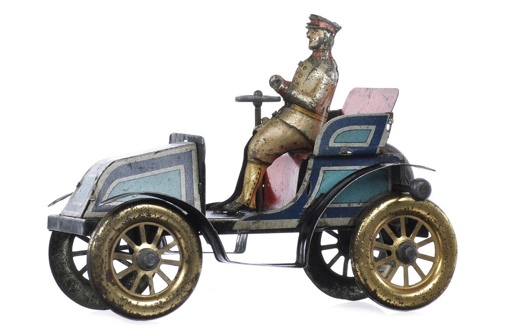 Lot 505: Hess Tin Friction Flywheel Auto w/Driver
