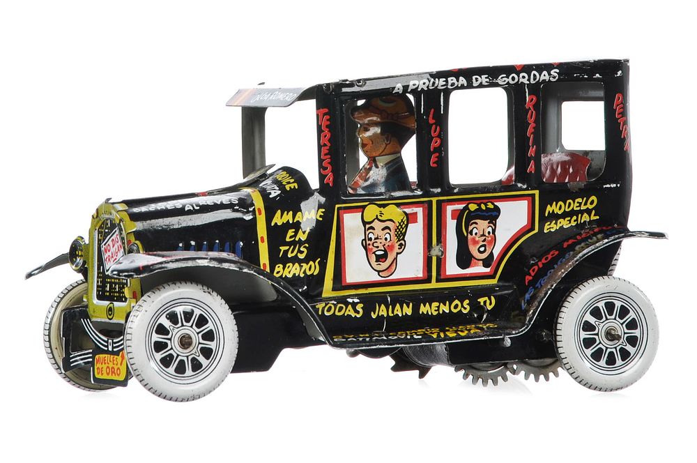 Lot 507: PlastiMarx Mexico Archie Comics Old Jalopy Black Variation