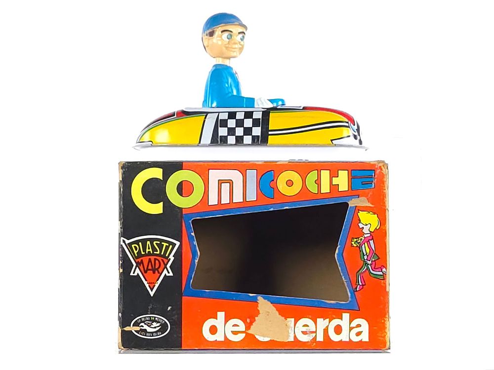 Lot 514: Plastimarx (Marx Mexico) "Johnnie The Driver" Mint Boxed
