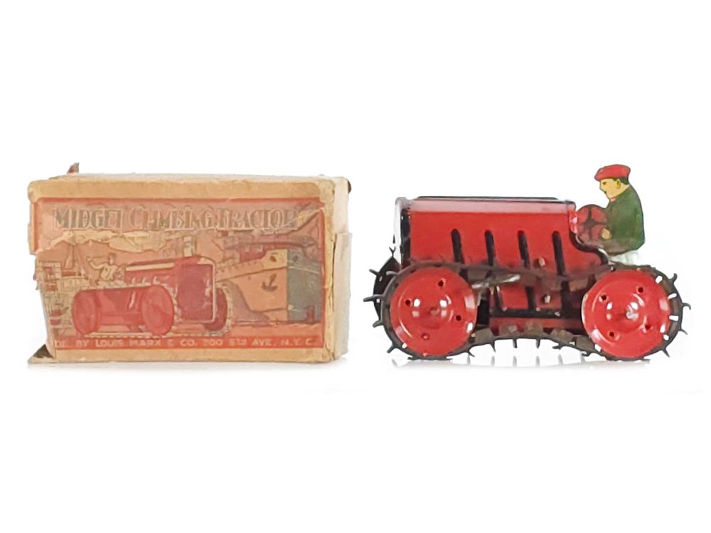 Lot 526: Marx Midget Tractor Late 1930s Boxed
