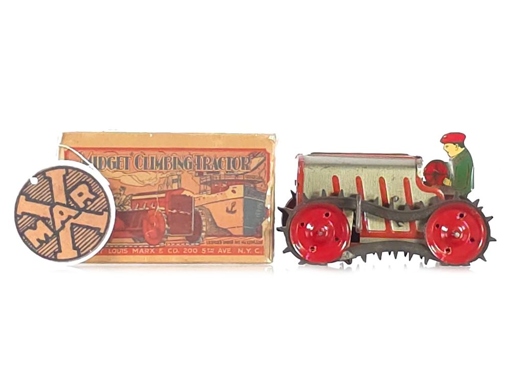 Lot 528: Marx Midget Tractor Early 1930s Boxed