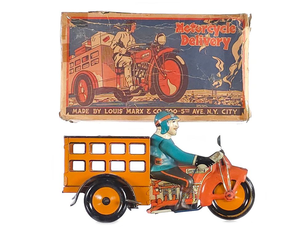 Lot 537: Marx Speed Boy Delivery 1930s Near Mint Boxed