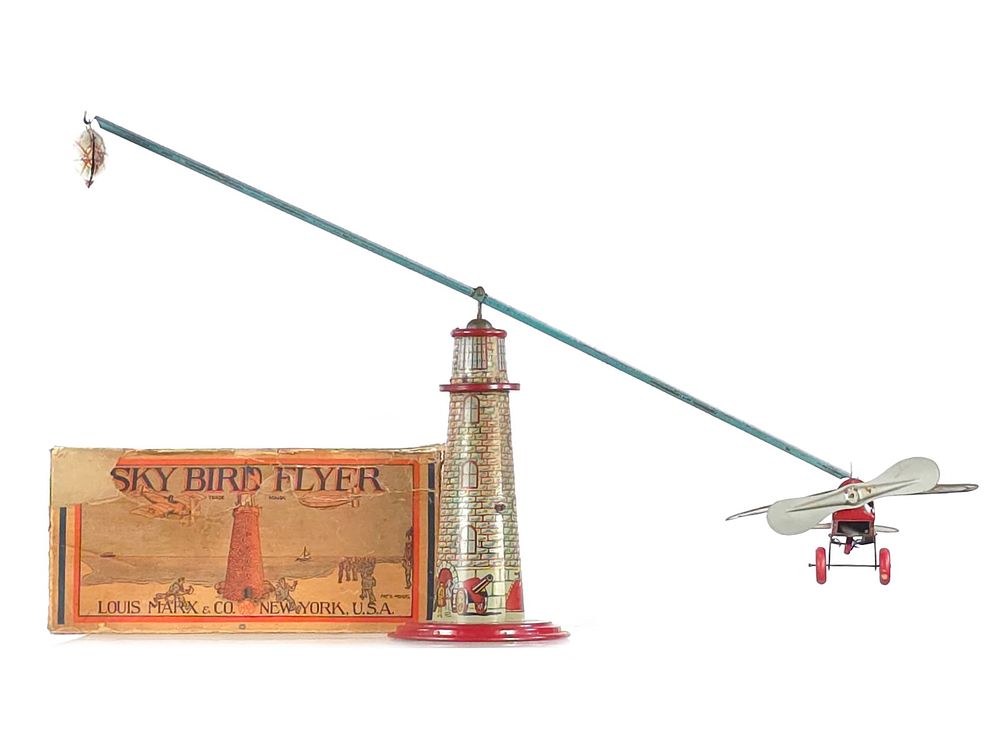 Lot 542: Marx 1927 Sky Bird Flyer No. 100 Boxed