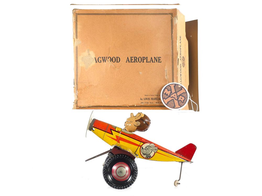 Lot 572: Marx 1941 Dagwood's Solo Flight Boxed