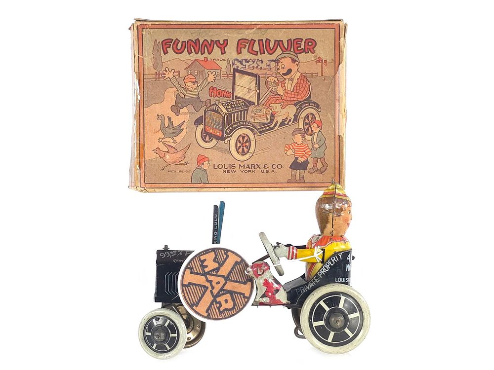 Lot 600: Marx 1926 Funny Flivver Boxed