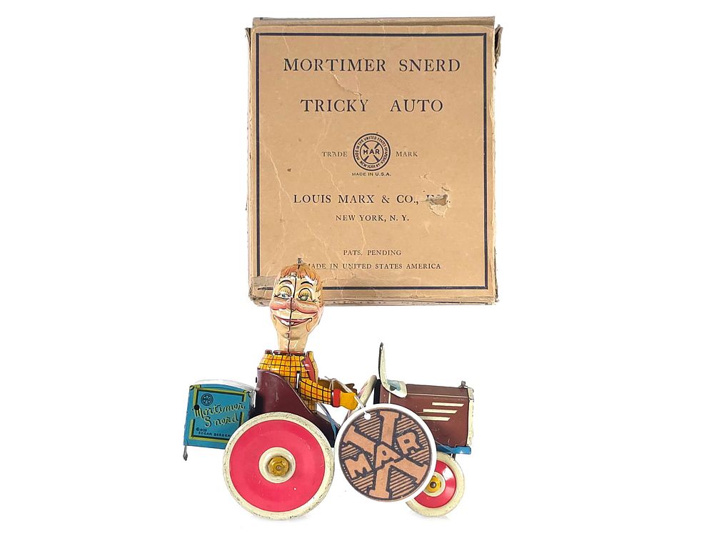 Lot 601: 1939 Mortimer Snerd Tricky Auto Boxed