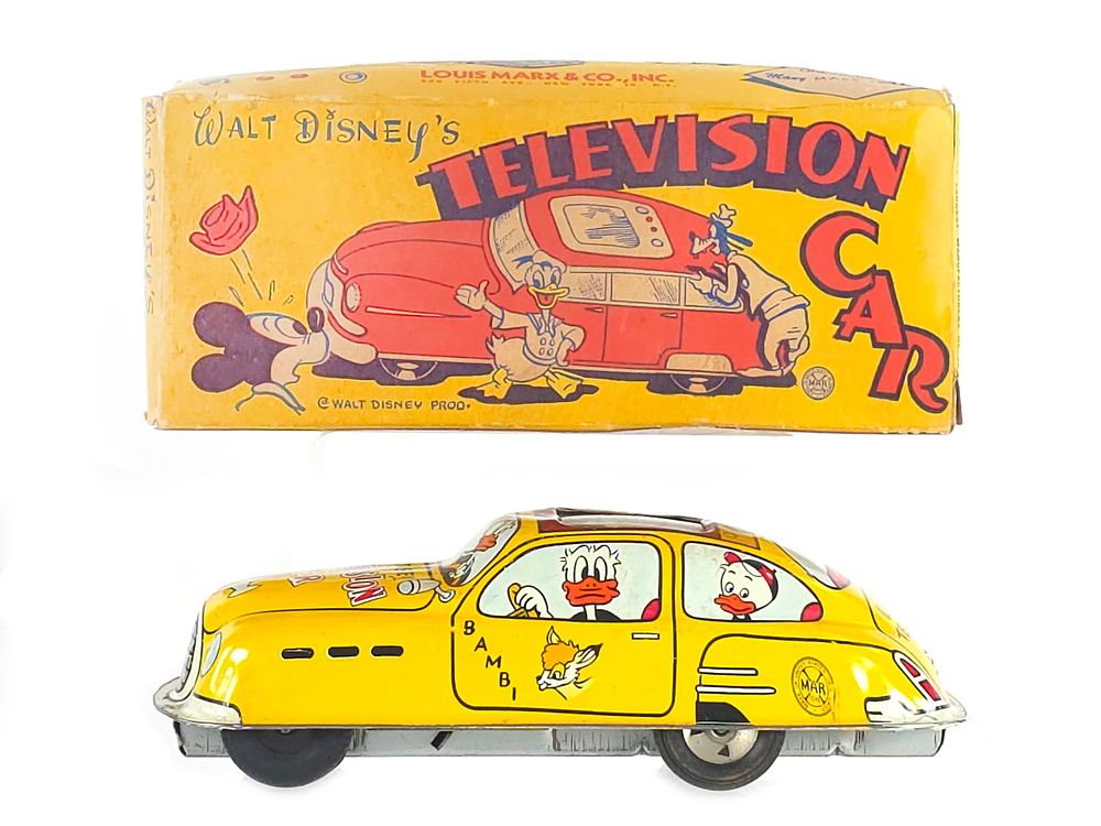 Lot 606: Marx Walt Disney’s Television Car Boxed