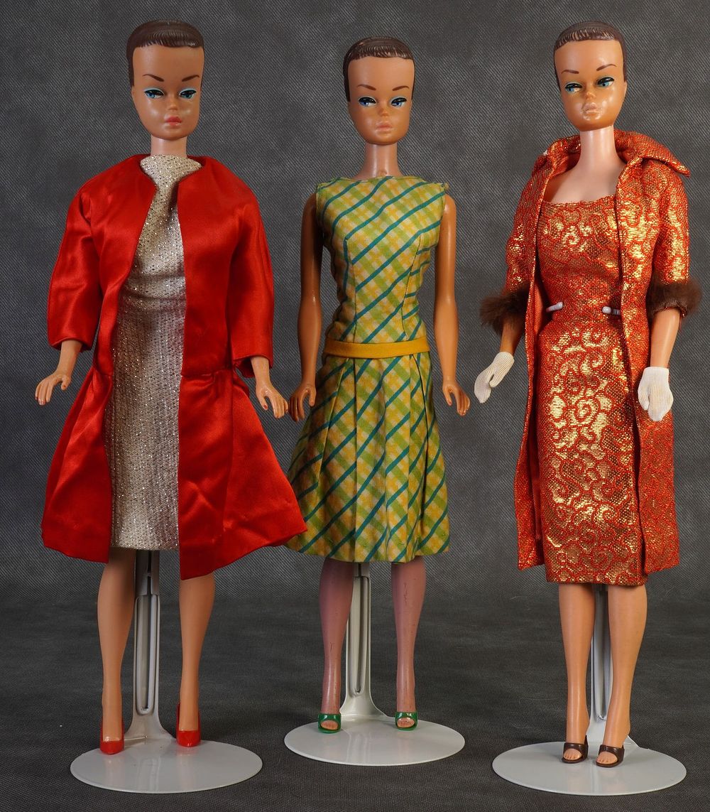 Lot 156: Three Vintage Fashion Queen Barbie Dolls