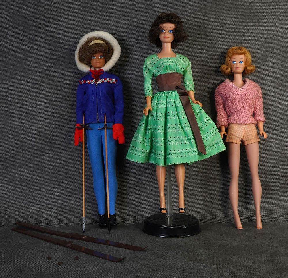 Lot 165: Three Vintage Mattel Midge Barbie Dolls