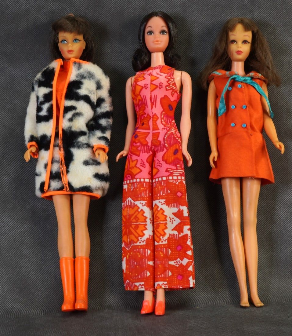 Lot 166: Vintage Mattel Barbie Dolls Steffie Barbie and Francie