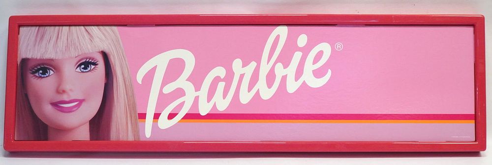 Lot 170: 1999 Barbie Toys R Us Store Display Sign
