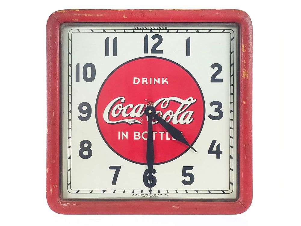 Lot 201: 1939 Drink Coca-Cola Clock