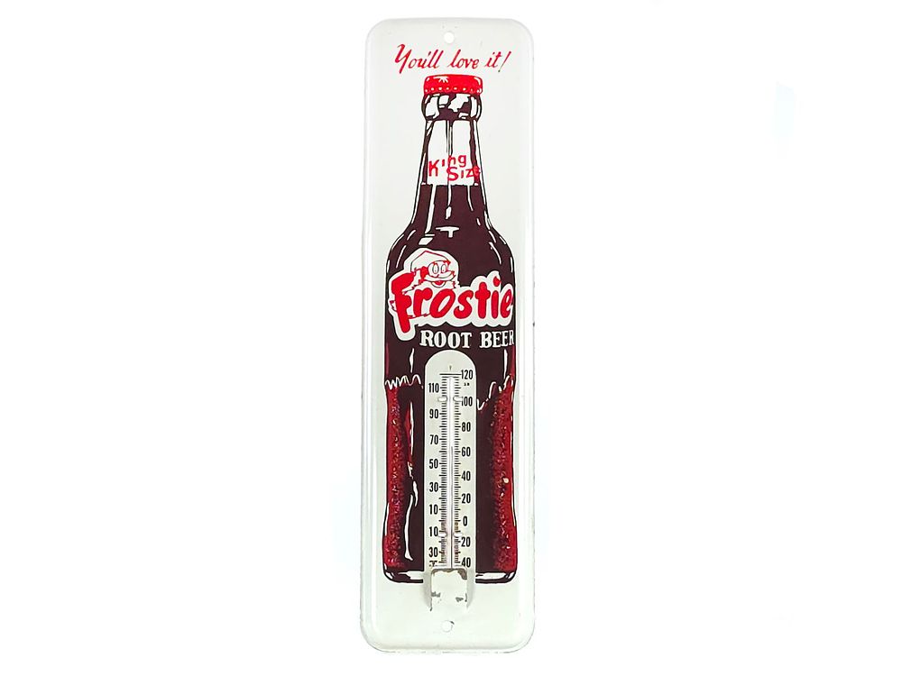 Lot 214: Frosty's Root Beer Advertising Thermometer 12"