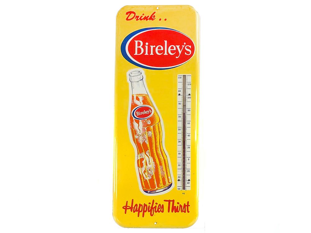 Lot 223: Bireley's Advertising Thermometer 26"