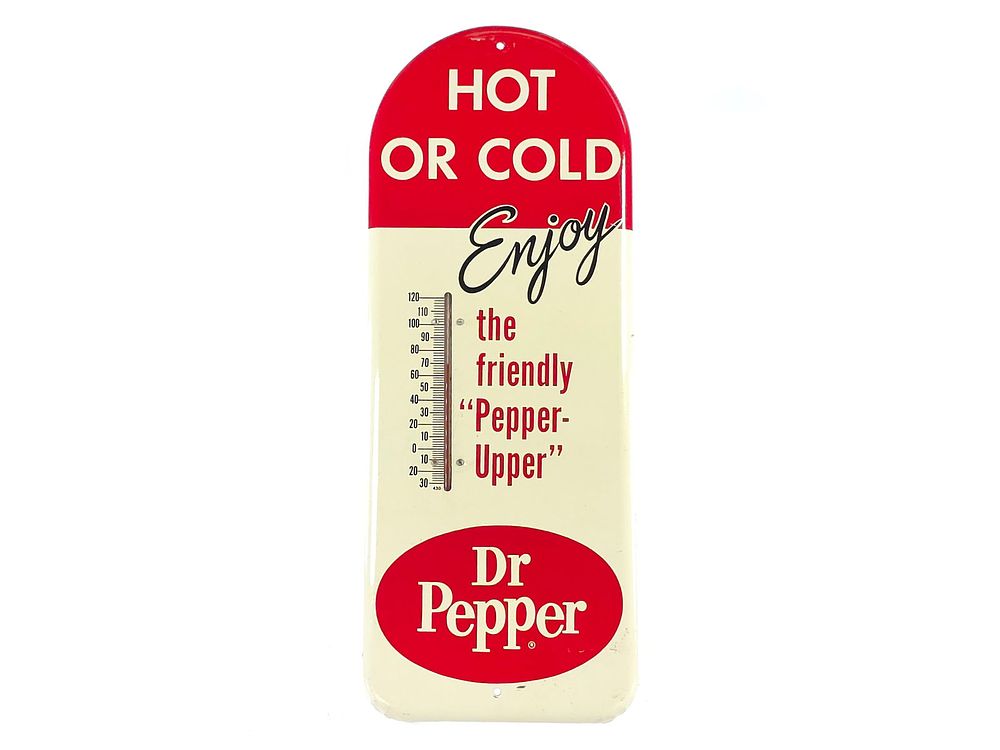 Lot 225: Dr Pepper Advertising Thermometer 16"