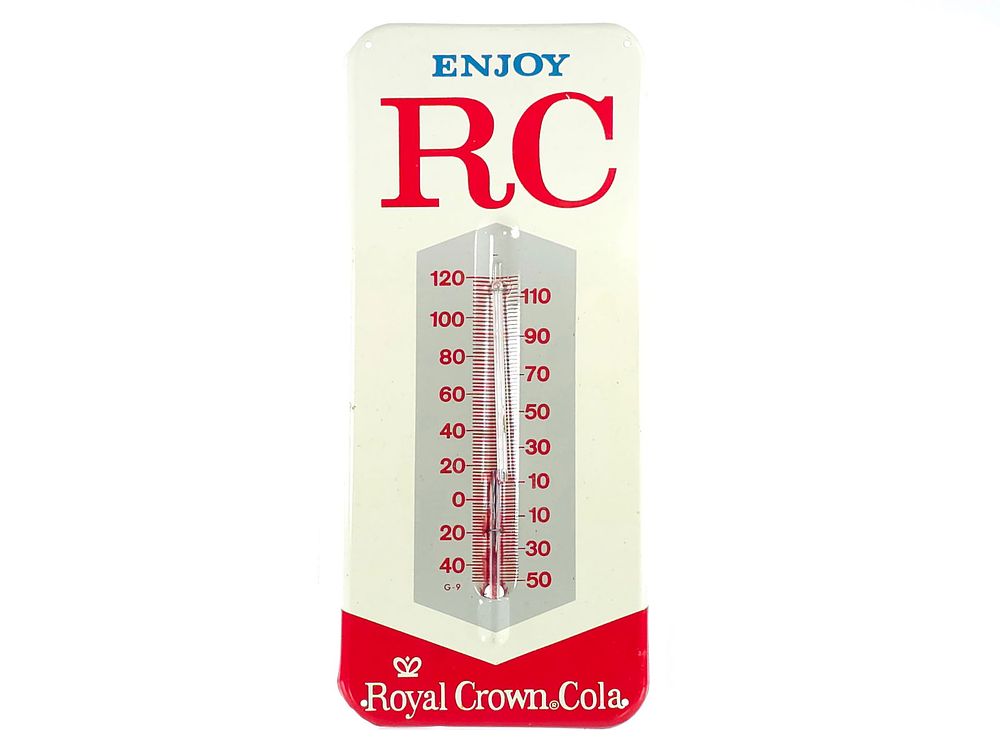 Lot 228: Enjoy RC Advertising Thermometer 13" Broken