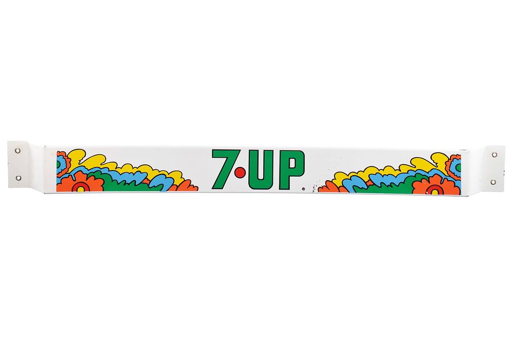 Lot 336: Groovy 7-Up SSP Advertising Door Push