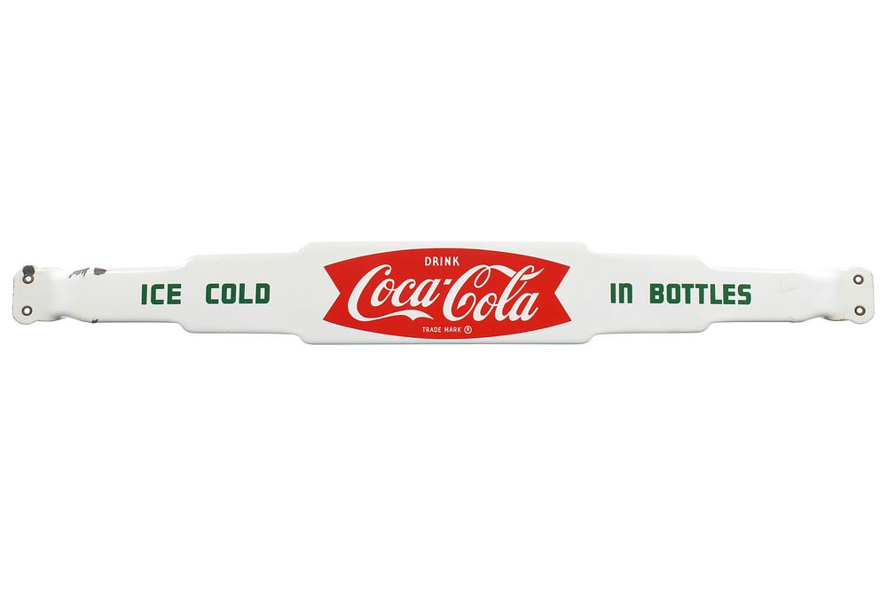 Lot 339: Ice Cold Coca-Cola in Bottles DSP Door Push