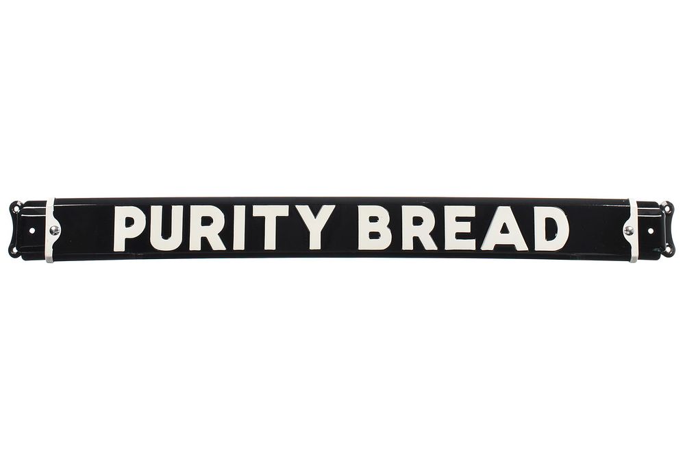 Lot 341: Purity Bread Double-Sided Porcelain Door Push