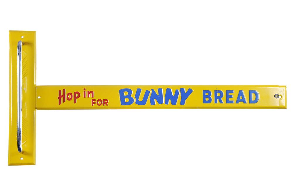 Lot 347: Hop in for Bunny Bread Porcelain Screen Saver Door Pull