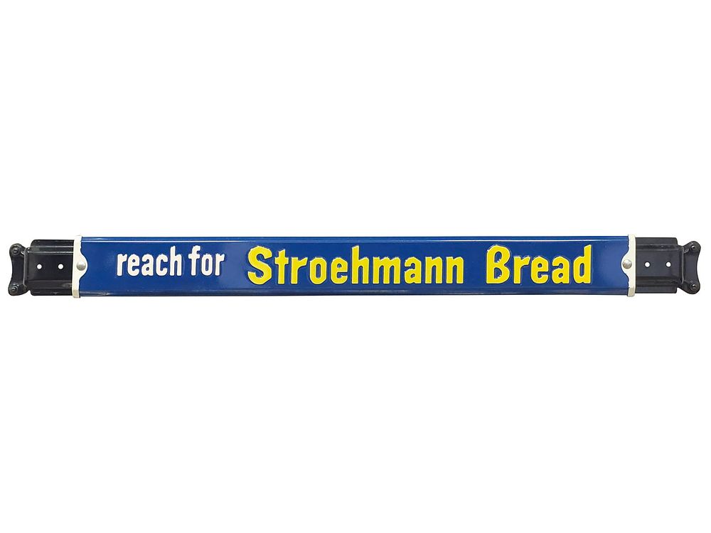 Lot 355: Stroehmann Bread Porcelain Door Push