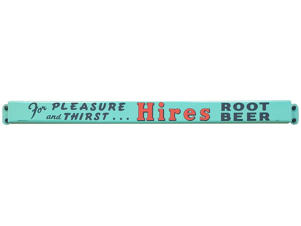 Lot 358: Hires Root Beer Porcelain Door Push