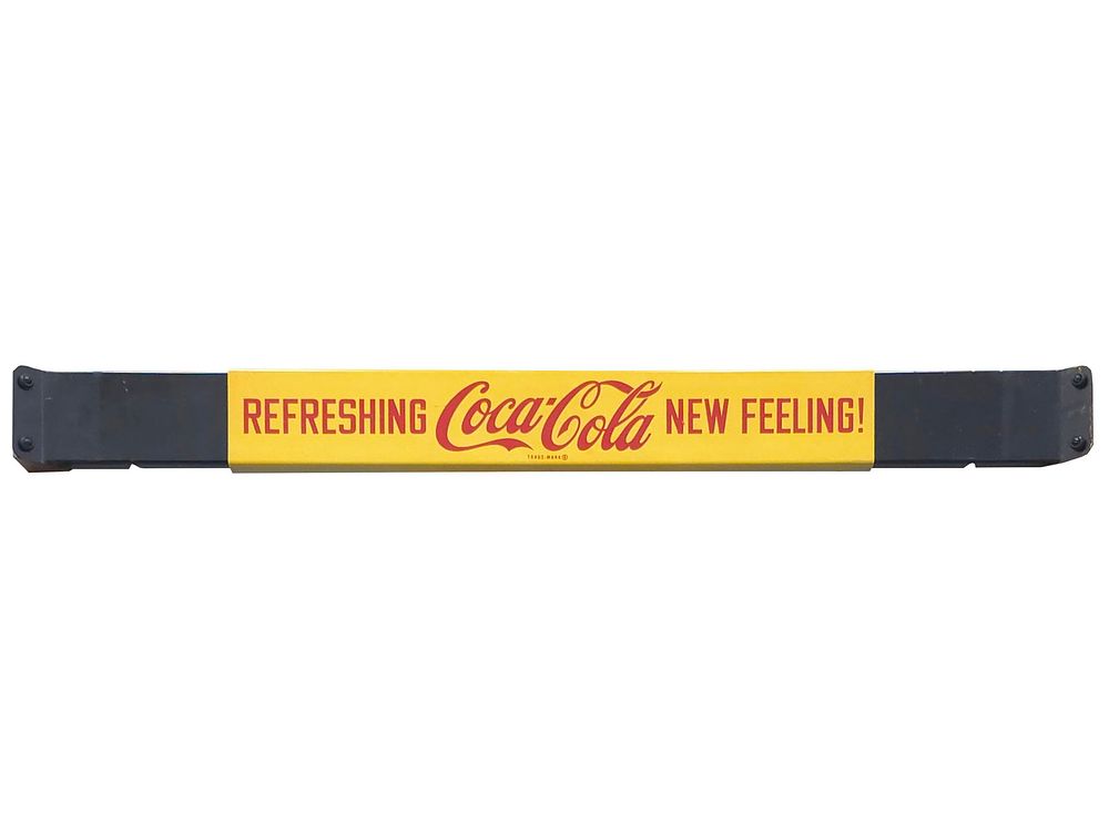 Lot 359: Refreshing Coca-Cola New Feelings Porcelain Door Push