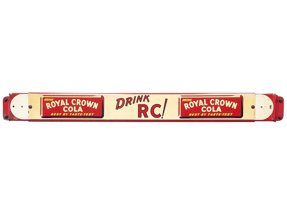 Lot 371: Drink Royal Cola Porcelain Door Push