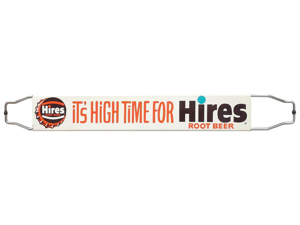 Lot 375: Hires Root Beer Porcelain Door Push