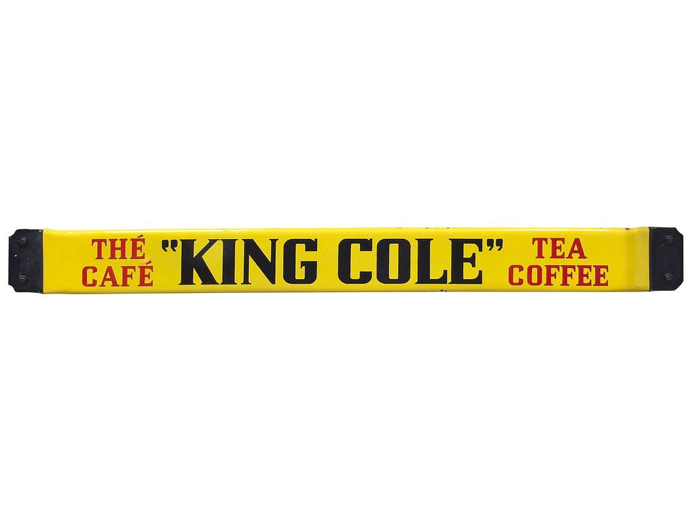 Lot 381: The Cafe King Cole Tea & Coffee Porcelain Door Push