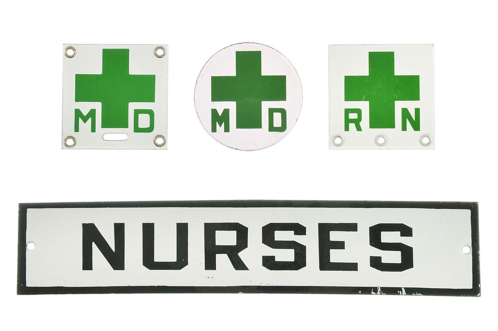 Lot 440: (3) Nurses & Doctors SSP Signs