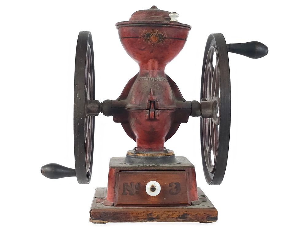 Lot 71B: Large Enterprise Mfg. No. 3 Rare Coffee Grinder