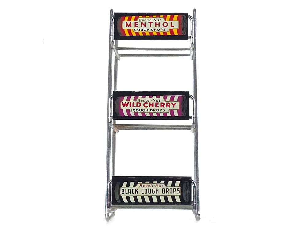 Lot 276: Beech-Nut Cough Drops Counter Top Display Metal