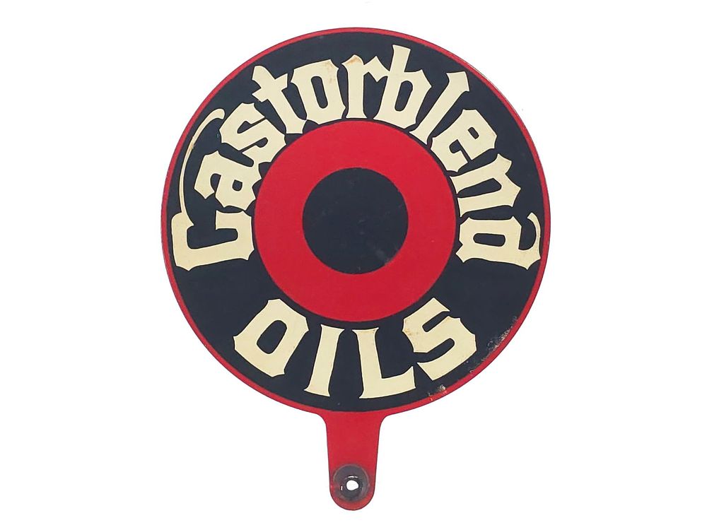 Lot 298: Castor Blends Oils Lubster Paddle DS Sign