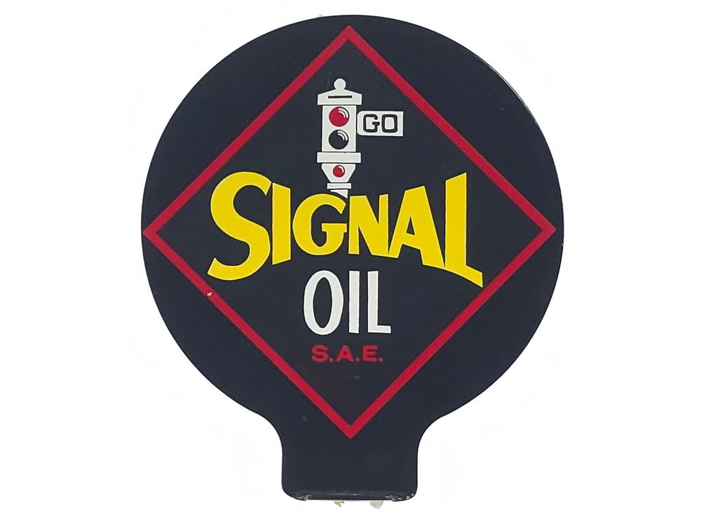 Lot 307: Signal Oil Lubster Paddle SS Sign
