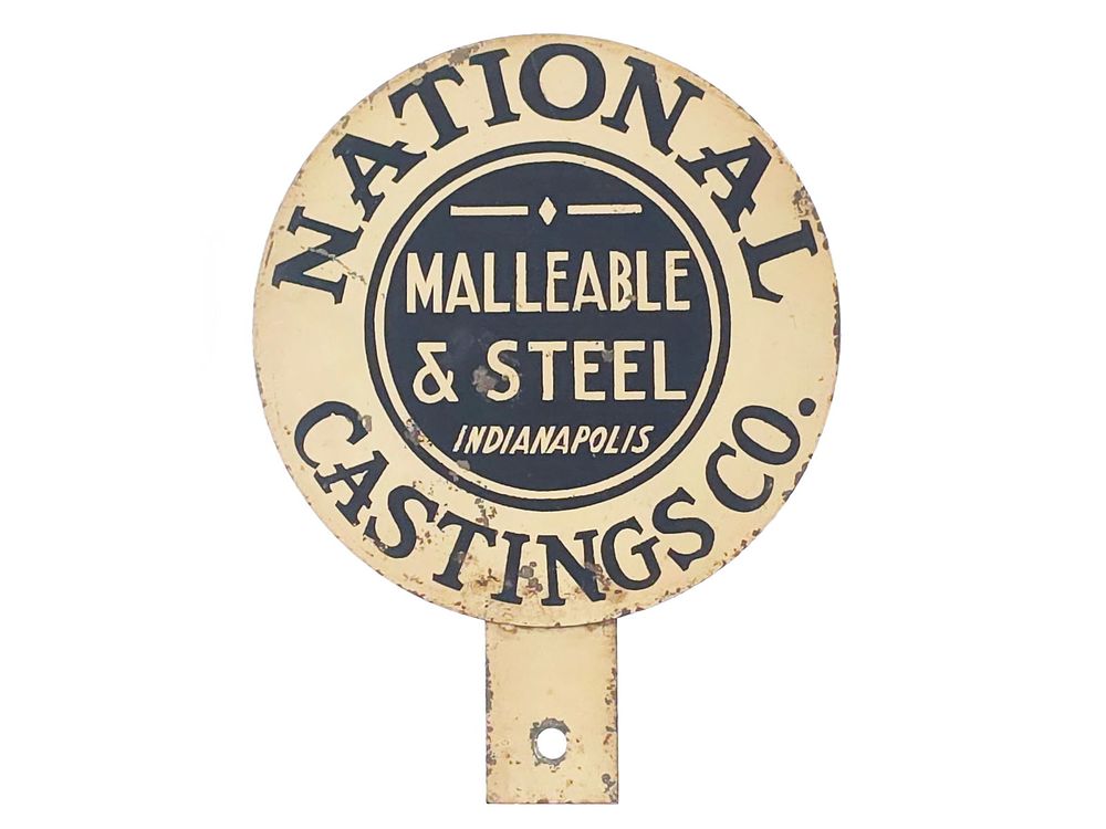 Lot 309: National Casting Co Lubster Paddle SS Sign