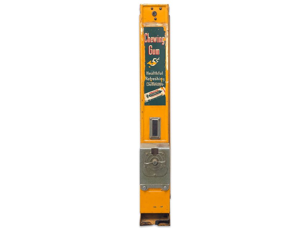 Lot 579: 1920s Wrigley's Chewing Gum Dispenser Vertical